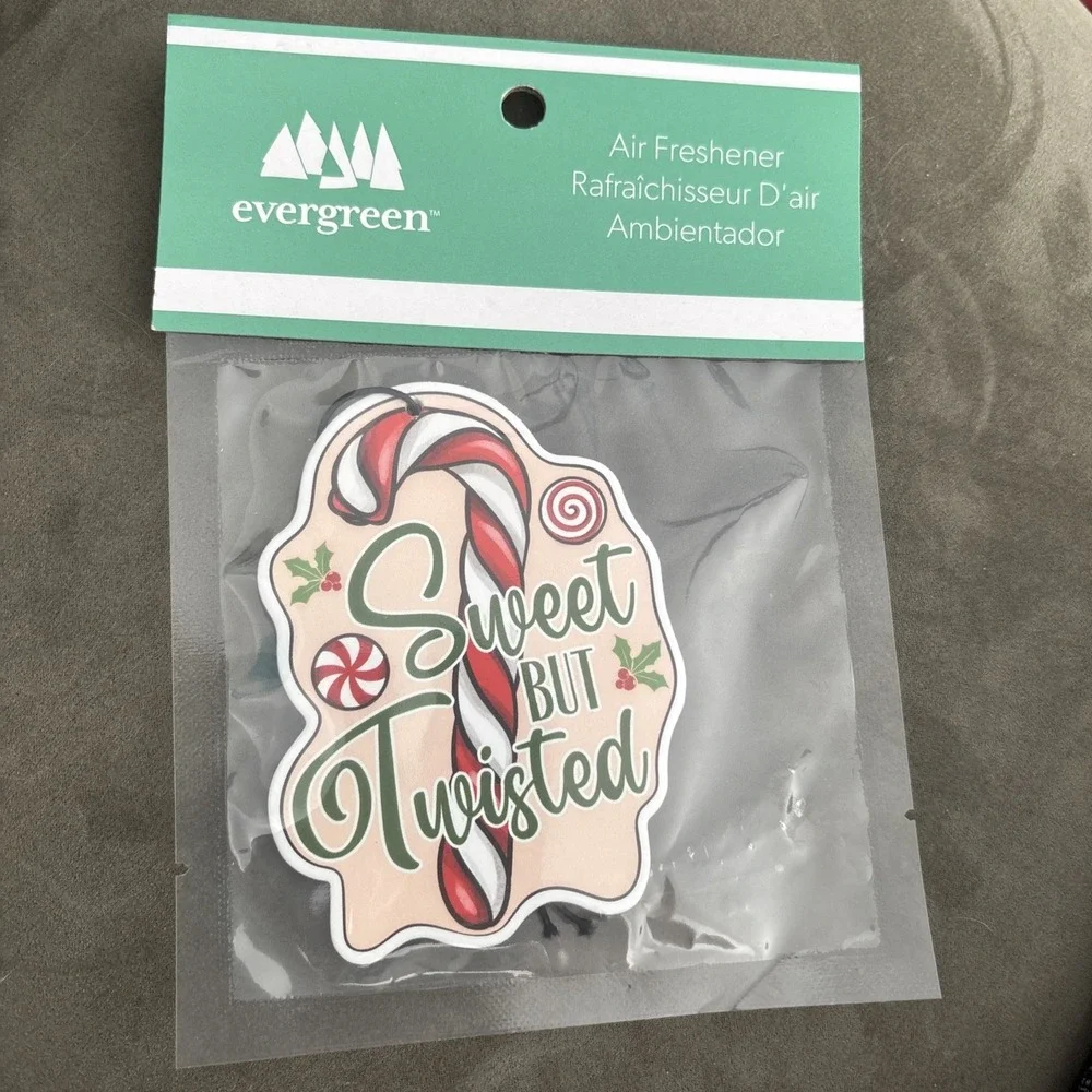 Evergreen Car Air Freshener Citrus Scent Sweet But Twisted Christmas holiday